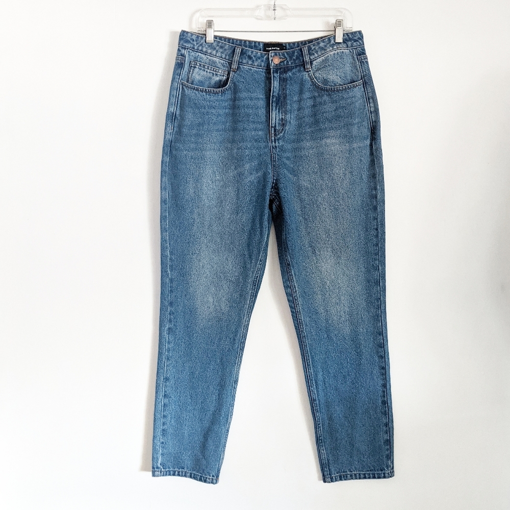 Frank & Oak Women's High Rise Jeans - Light Blue
